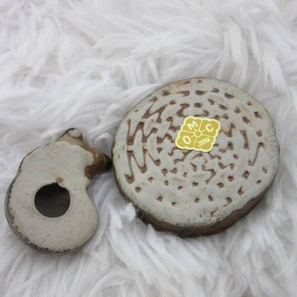 Otagiri OMC Sleeping Dog in Basket Figurine Two Piece Ceramic Vintage Japan - Picture 9 of 12